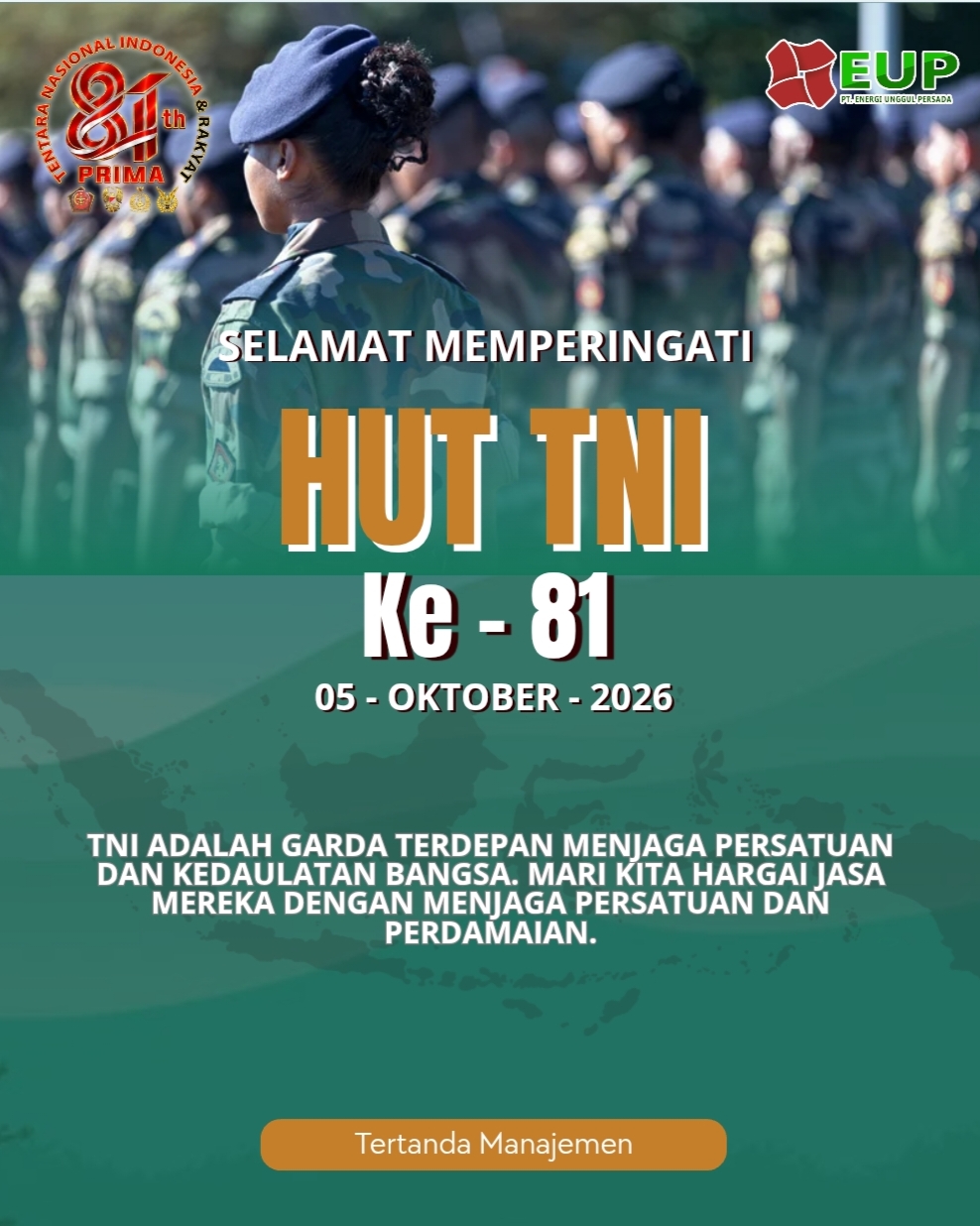 HUT TNI 81
