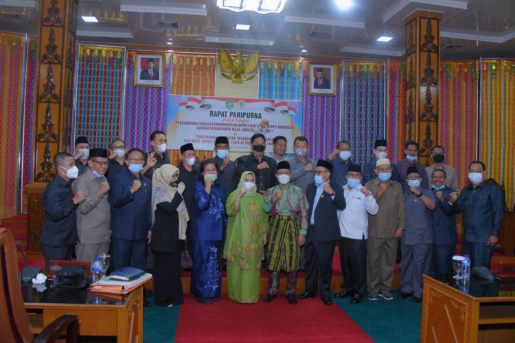 DPRD Bengkalis Paripurna Penetapan Kepala Daerah Terpilih