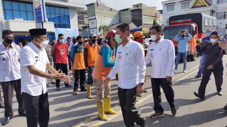 Antisipasi Banjir Musiman, Wabup Rohil Irup Apel Siaga Banjir