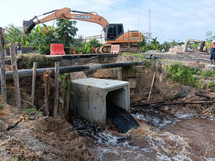 Dinas PUPR Riau Perbaiki Infrastruktur Rusak Akibat Banjir