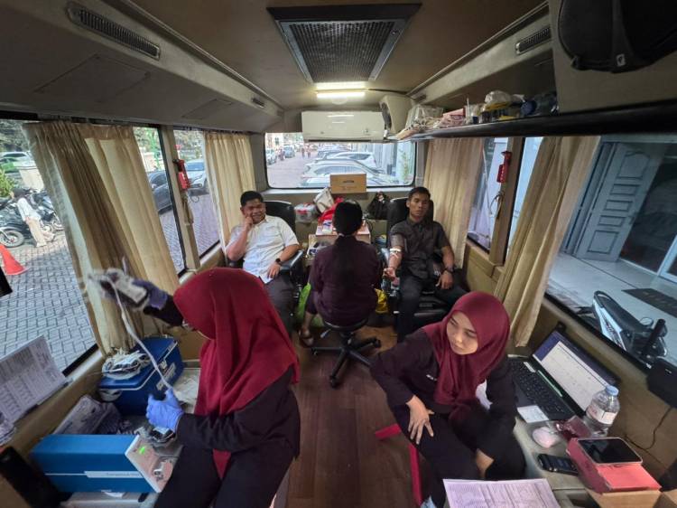 Peringati Hari K3 Nasional, &lrm;PGN Area Pekanbaru Gelar Donor Darah