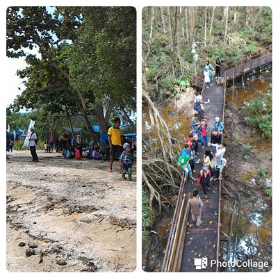 Keunikan Eksotis Pantai Solop di Inhil