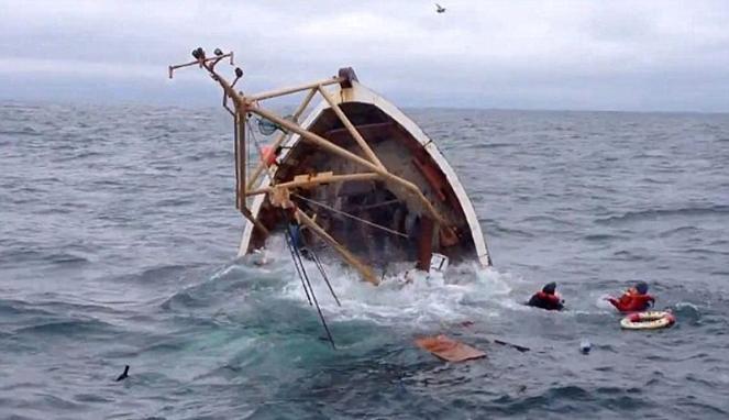 Dua Nelayan Bengkalis Selamat Dari Kecelakaan Laut