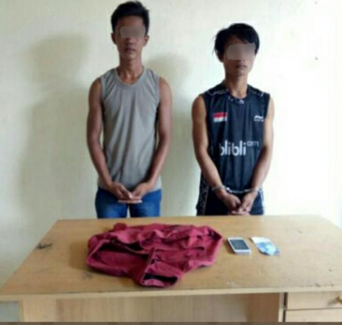 Dua Pemuda Pembobol Rumah Di Inhil Dibekuk Polisi