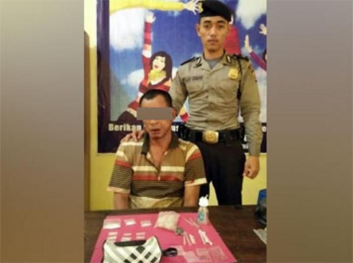 Seorang Petani Tanah Putih Diciduk Polisi Rohil Edarkan Sabu