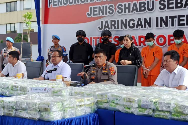 Polda Riau Gagalkan Peredaran 276 Kg Sabu, Satu Pelaku Tewas