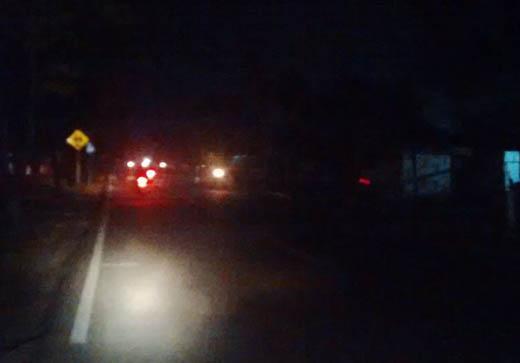 Lampu Jalan Di Kota Bengkalis Gelap Gulita 
