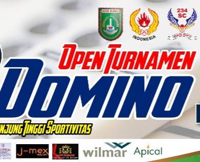 Gandeng 234 SC, Besok Pembukaan Turnamen Domino PORDI Dumai