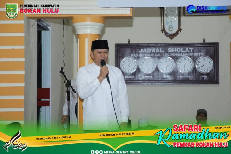 Safari Ramadhan Perdana, Wabup Indra Gunawan Kunjungi Warga Pendalian IV Koto Rohul