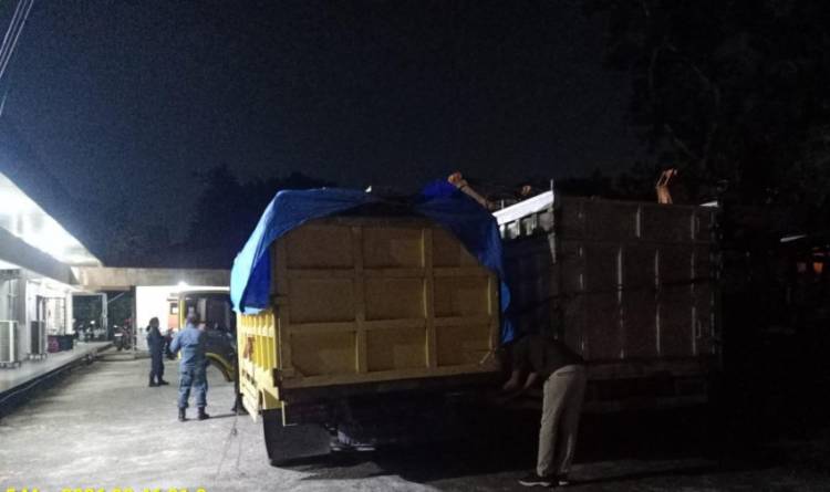 BBKSDA Riau Amankan Dua Truk Kayu Ilegal di Suaka Margasatwa Kerumutan Pelalawan