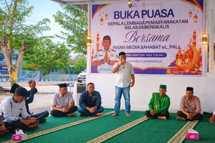Pererat Hubungan dengan Media, Lapas Bengkalis Gelar Buka Puasa Bersama Wartawan