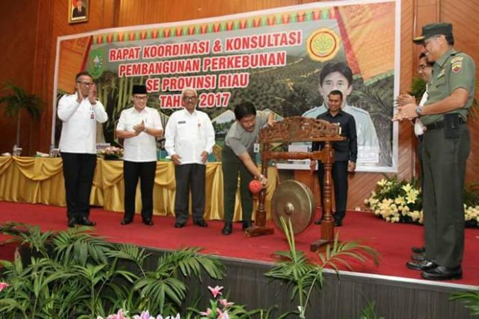 Walikota Dumai Jadi Pembicara Di Rakor Pembangunan Perkebunan Provinsi Riau