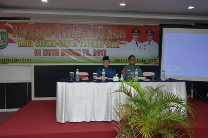 Walikota Dumai Buka Sosialisasi Pendidikan Kebangsaan 