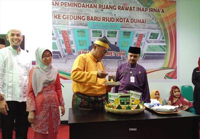 Wawako Resmikan Ruang Rawat Inap Irna A Lantai II RSUD Dumai