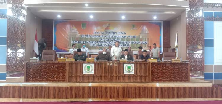 Paripurna Masa Sidang Pertama, 21 Anggota DPRD Rohil Tak Hadir