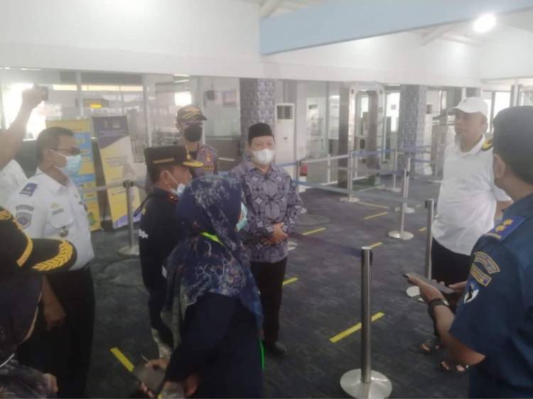 Walikota Dumai Tinjau Persiapan Dibuka Pelabuhan Internasional