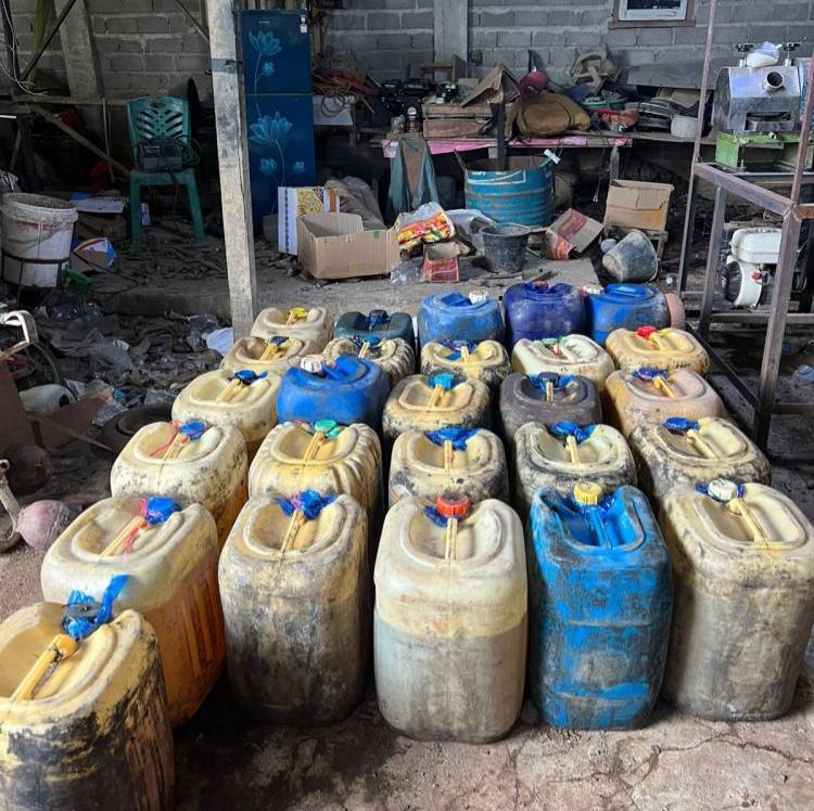 Mafia BBM Subsidi di Kuansing Digulung, Solar Ilegal 1,2 Ton Diamankan Polisi