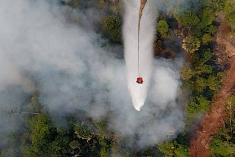 Riau Dikepung 233 Hotspot, Bengkalis Dominan, Dua Daerah Teridentifikasi Titik Api