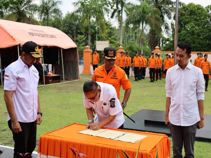 Pemkab Kampar Tekankan Kolaborasi Penyelamatan dalam Bimtek di Basarnas Riau
