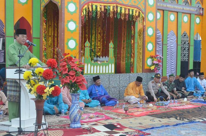 Bupati Inhil Saksikan Pembukaan STQ Tingkat Desa Belaras