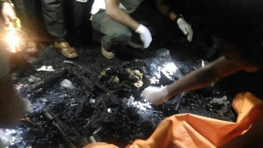 Seorang Nenek Di Meranti Tewas Terbakar