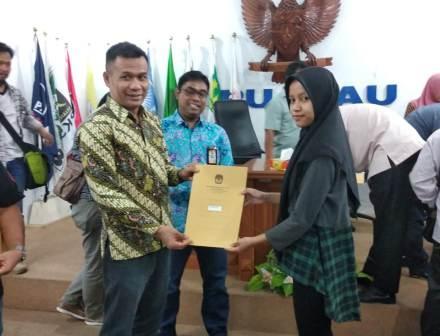 KPU Tetapkan 13 Balon DPD Riau Dinyatakan Lolos