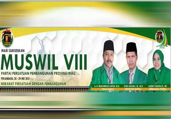 Perketat Prokes, Panitia Jadwalkan 28 - 29 Mei Muswil PPP Riau VIII