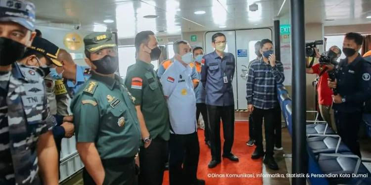 Gubernur Resmi Buka Jalur Perjalanan Dumai - Malaka Port Dickson
