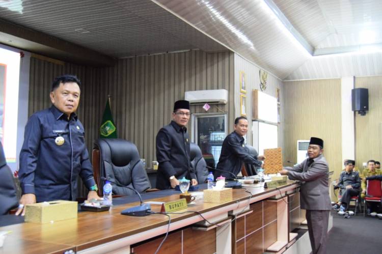 DPRD Meranti Rapat Paripurna Laporan Pansus LKPJ Kepala Daerah Tahun 2022