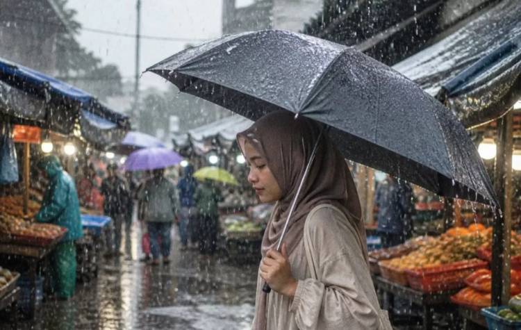 Cuaca Riau Didominasi Hujan, BMKG Deteksi 6 Titik Hotspot