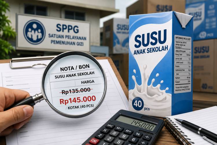 Pengadaan Susu SPPG Bantan Disorot, Dugaan Selisih Harga Perlu Klarifikasi