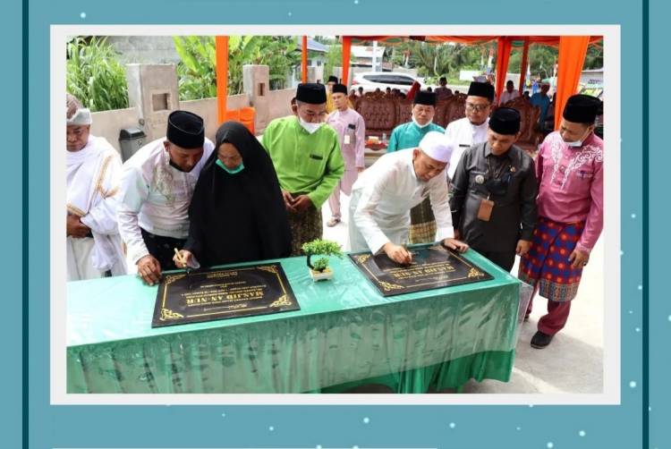 Legislator Dumai Bujang Dirikan Masjid An Nur Bangsal Aceh