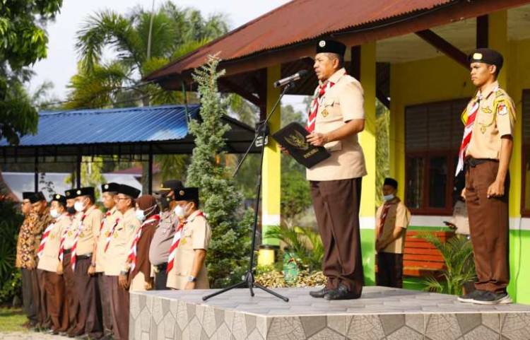 Pengukuhan Mabiran, Kwarran dan LPK Bunga Raya, Berikut Pesan Bupati Siak