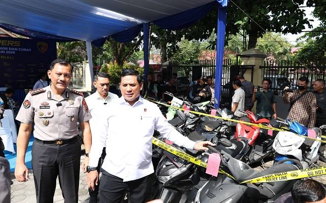 Begal Sadis di Arena MTQ Pekanbaru Terungkap, Polda Riau Sita 18 Kendaraan