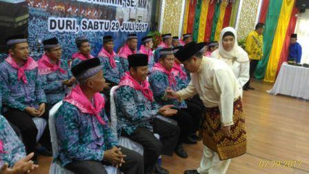 Bupati Bengkalis Lepas 226 JCH Di Duri