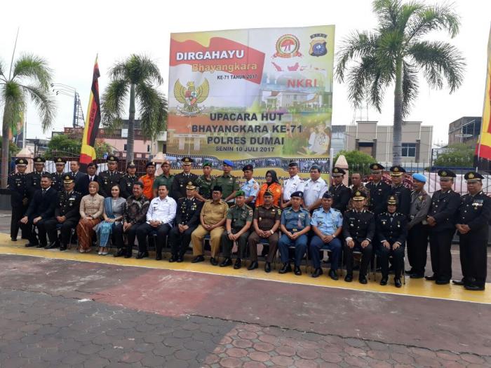 Polres Dumai Gelar HUT Bhayangkara Ke 71