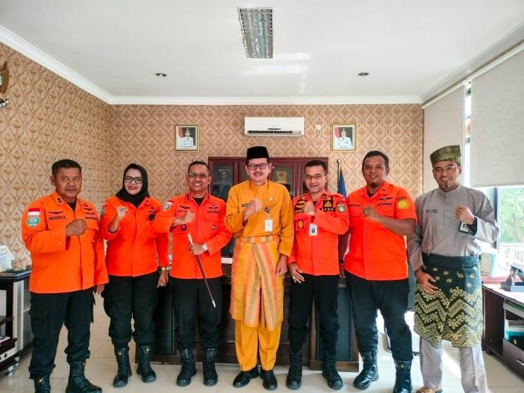 Kunjungan Kepala Basarnas RI Provinsi Riau Silaturahmi Dengan Pemerintah Kota Dumai