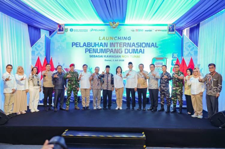 Pelabuhan Dumai Resmi Jadi Kawasan Non Tunai, Dukung QRIS Antarnegara
