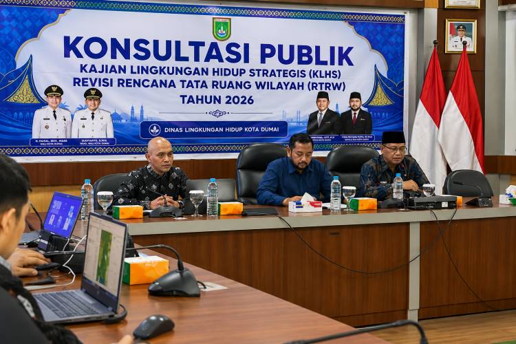 DLH Dumai Perkuat Penyusunan RTRW Berbasis Pembangunan Berkelanjutan