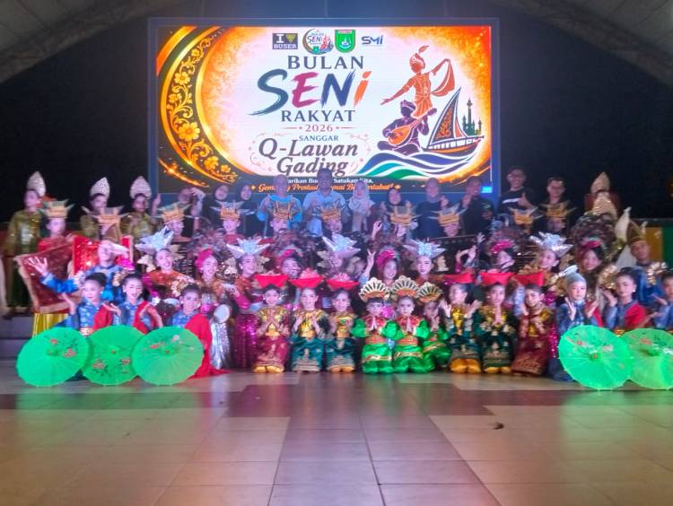 Sanggar Kilauan Gading Sukses Hidupkan Panggung Bulan Seni Rakyat Dumai