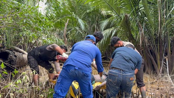 Polres Inhil Dalami Kasus Penemuan Pria Meninggal di Sungai Kubur
