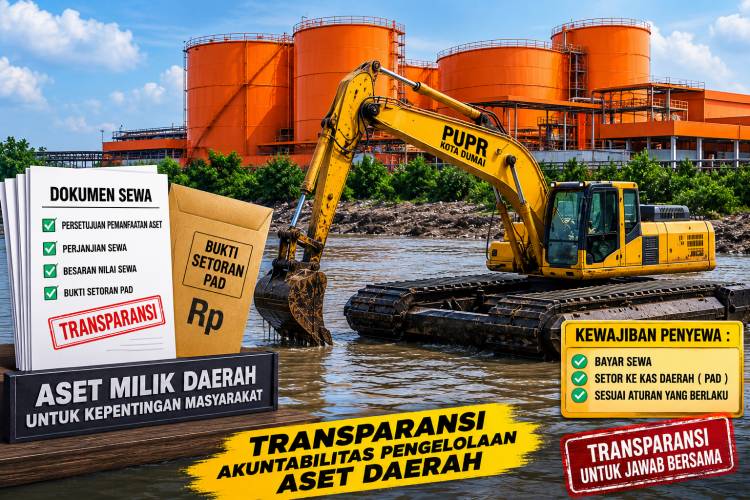 Praktisi Hukum Desak PUPR Dumai Buka Dokumen dan Bukti Setoran PAD Sewa Excavator