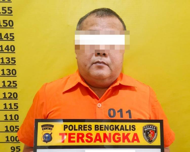 Tipidkor Polres Bengkalis Tahan Tersangka Kasus Korupsi Satpol PP