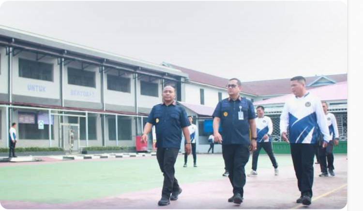 Kunjungi Lapas Bengkalis, Kakanwil Ditjenpas Tekankan Kepatuhan SOP dan Profesionalisme