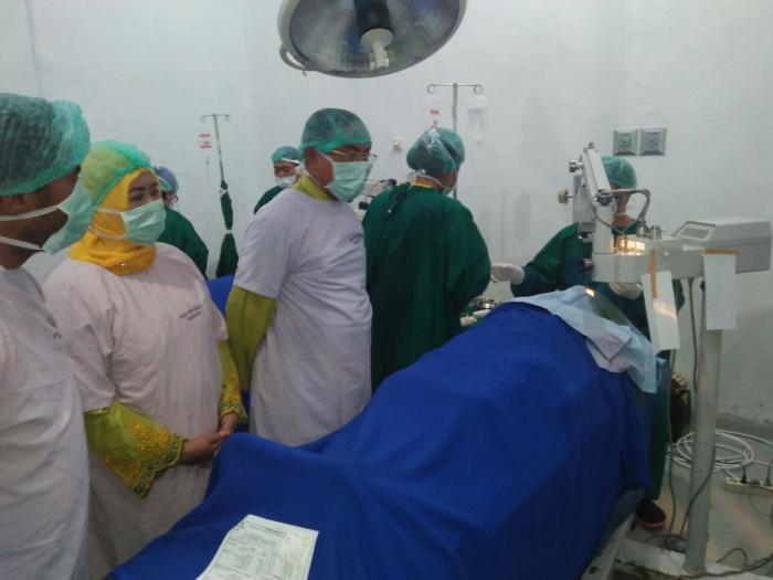 Bupati HM Wardan Canangkan Inhil Bebas Katarak