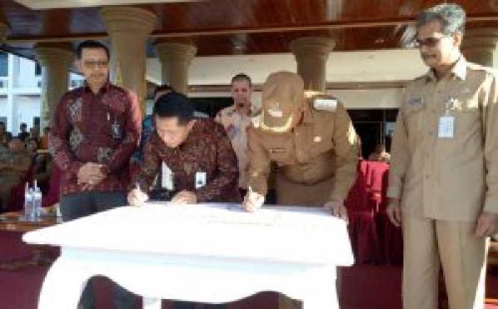 Beralih Dari Bank Riau, Pemkab Rohul Pindah Kas Daerah Ke BRI