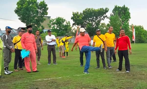 Wabup Rohil Buka Turnamen Sepakbola U 12 Camat Bangko