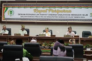 Milad Kabupaten Indragiri Hilir ke-59, DPRD Inhil Gelar Rapat Paripurna Istimewa
