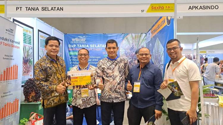Tania Selatan Perkenalkan Benih Kelapa Sawit Unggul di SIEXPO 2025 Riau