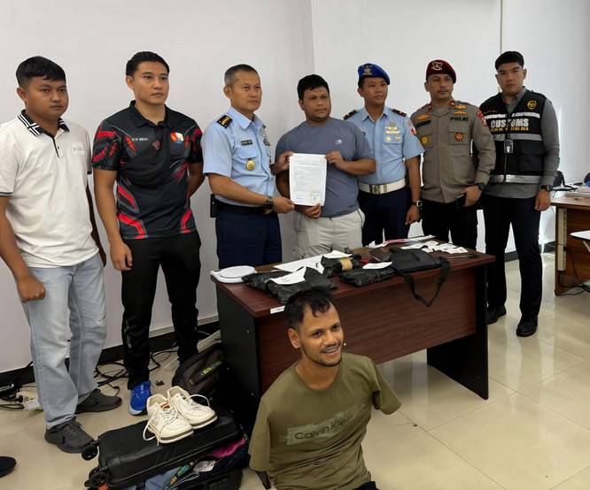 Polda Riau dan AVSEC Bandara SSK II Gagalkan Penyelundupan Narkoba Antar Provinsi